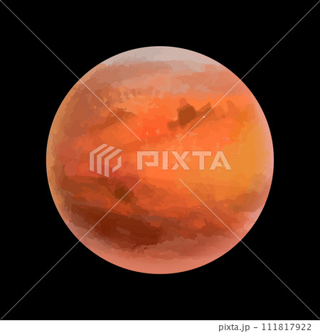火星のイラスト 111817922
