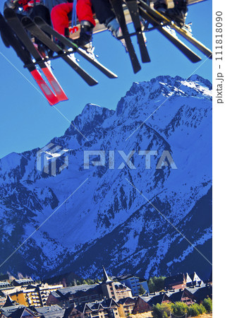 Chair Lifts, Formigal Ski Resort, Spain Chair Lifts, Formigal Ski Resort, Spain 111818090