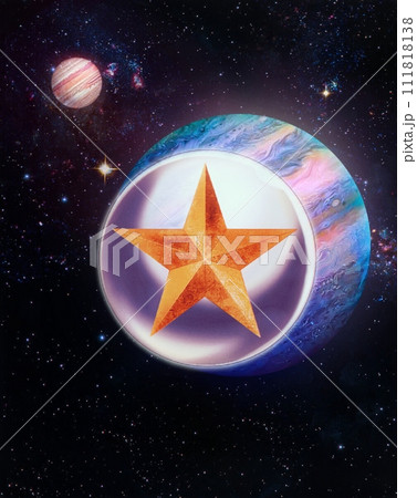 金色に輝く星 111818138