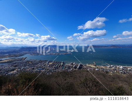 屋島山頂交流拠点施設やしまーるから見る景観【香川県高松市屋島】2024 111818643