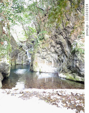 積雪の美霞洞渓谷・道の駅ことなみ【香川県仲多度郡まんのう町】9 111819154