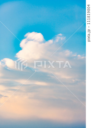 冬空 夕方イメージ 冬空 夕方イメージ 111819804