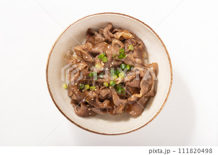 黒毛和牛 焼肉丼 (肩ロース薄切り肉) 黒毛和牛 焼肉丼 (肩ロース薄切り肉) 111820498