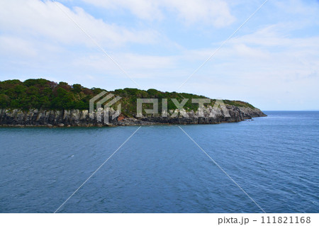 佐賀県唐津東港から長崎県壱岐市印通寺港までの船旅風景(2022年) 111821168