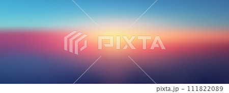 sunset sunrise gradient blue orange natural background use us background for website magazine or graphic design backdrop 111822089