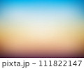 Natural sky gradient from blue to orange sunset background 111822147