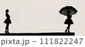 Silhouette of women 111822247