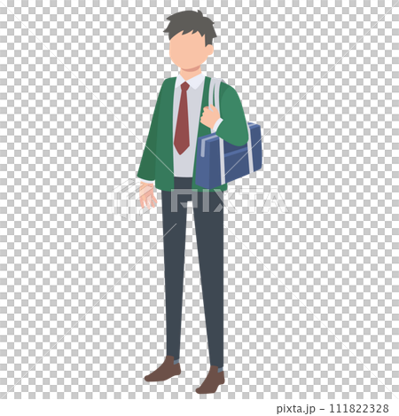 男子学生のイラスト 男子学生のイラスト 111822328