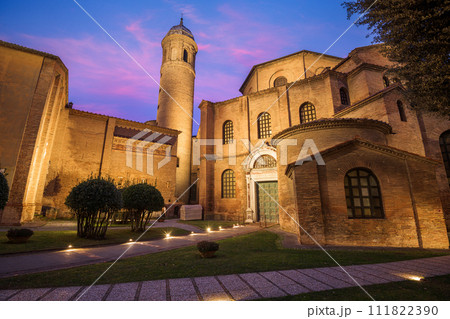 Ravenna, Italy at the historic Basilica of San Vitale Ravenna, Italy at the historic Basilica of San Vitale 111822390