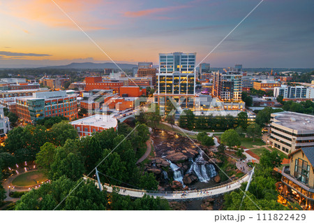 Greenville, South Carolina at Falls Park on Reedy Creek 111822429