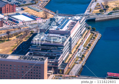 日本の横浜都市景観 よこはま新港合同庁舎などを望む 日本の横浜都市景観 よこはま新港合同庁舎などを望む 111822601