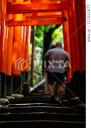 京都府 京都市 伏見稲荷神社 関西 近畿地方 鳥居 夏 観光 神社 仏閣 寺 伝統文化 赤 参拝 京都府 京都市 伏見稲荷神社 関西 近畿地方 鳥居 夏 観光 神社 仏閣 寺 伝統文化 赤 参拝 111822677
