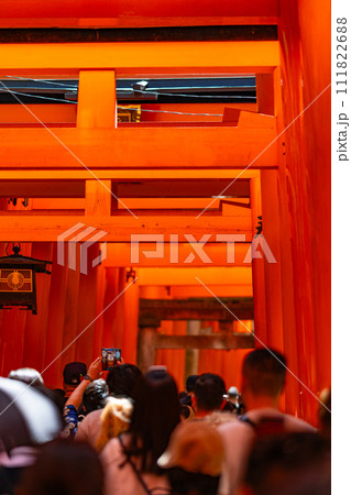 京都府 京都市 伏見稲荷神社 関西 近畿地方 鳥居 夏 観光 神社 仏閣 寺 伝統文化 赤 参拝 京都府 京都市 伏見稲荷神社 関西 近畿地方 鳥居 夏 観光 神社 仏閣 寺 伝統文化 赤 参拝 111822688
