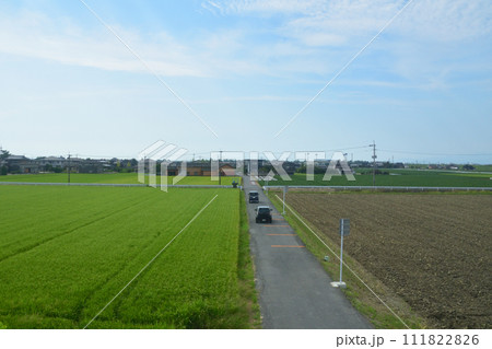 長崎本線佐賀駅から唐津線多久駅までの車窓風景 長崎本線佐賀駅から唐津線多久駅までの車窓風景 111822826