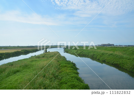 長崎本線佐賀駅から唐津線多久駅までの車窓風景 111822832