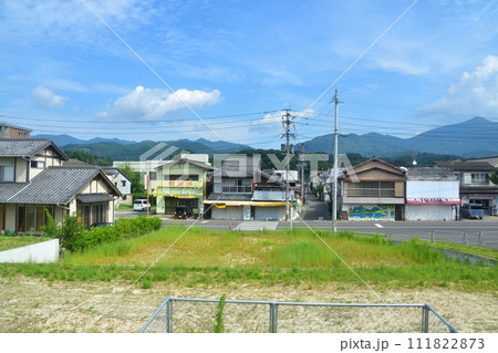 長崎本線佐賀駅から唐津線多久駅までの車窓風景 長崎本線佐賀駅から唐津線多久駅までの車窓風景 111822873