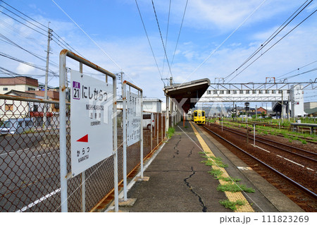 唐津線多久駅から西唐津駅までの車窓風景 111823269