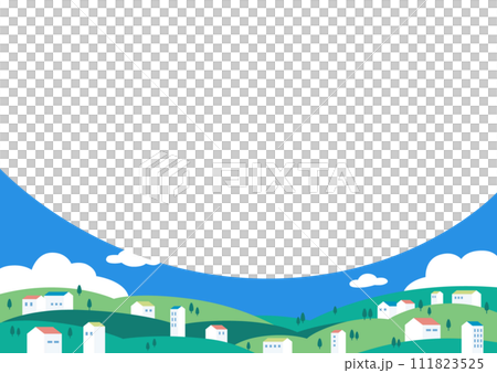 街並みの背景イラスト 街並みの背景イラスト 111823525