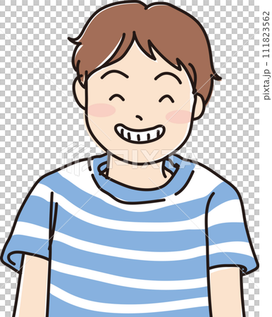男孩_微笑_上半身 男孩_微笑_上半身 111823562