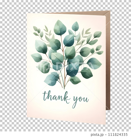 Thank you card 111824335