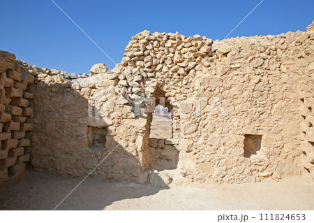 Herodes Fortress of Masada, symbol for the freedom of Israel, Dead Sea, Israel Herodes Fortress of Masada, symbol for the freedom of Israel, Dead Sea, Israel 111824653