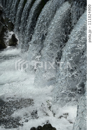 水害イメージ(河川の増水)Flooding of the river 水害イメージ(河川の増水)Flooding of the river 111824900