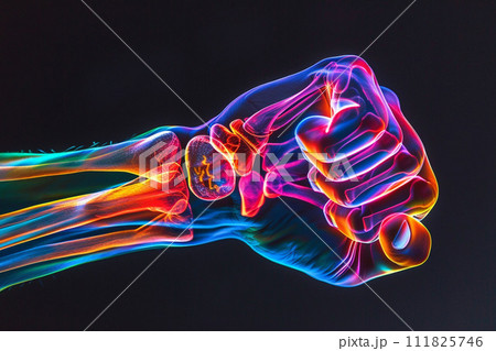 手のシルエット 手のシルエット 111825746