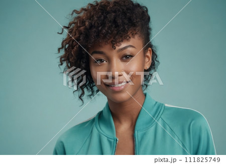 AI-generated content. Casual Hoodie and Soft Smile 111825749