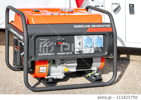 Synchronous gasoline generator for powering electrical appliances and power tools. 111825750