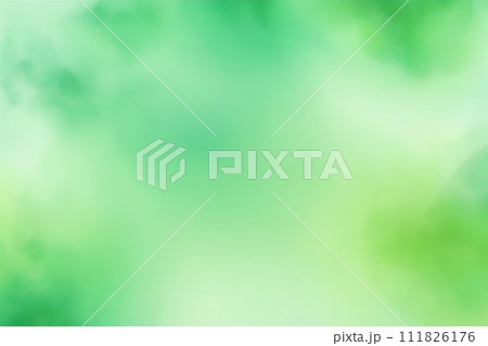 Abstract Gradient Smooth Blurred Watercolor Green Background Image 111826176