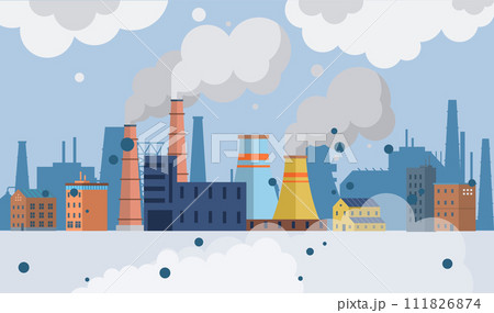 Factories vector illustration. Manufacturing is language spoken by factories, dialect engineering and technological mastery Factories metaphor is dance, each movement step in choreography Factories vector illustration. Manufacturing is language spoken by factories, dialect engineering and technological mastery Factories metaphor is dance, each movement step in choreography 111826874