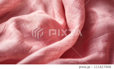the tactile charm of a colored fabric textures, with a focus on neatly folded linen the tactile charm of a colored fabric textures, with a focus on neatly folded linen 111827806