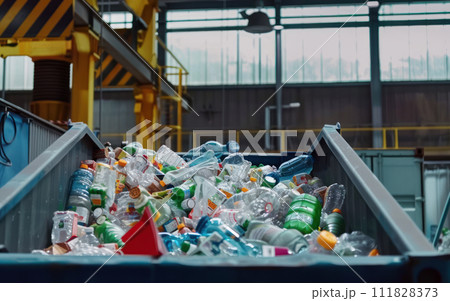 Circular economy in action materials being reused and recycled a business model for the future 111828373