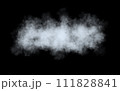 A white fluffy cloud. A thick fog. An accumulation of vapor or smoke 111828841