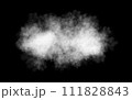 A white fluffy cloud. A thick fog. An accumulation of vapor or smoke 111828843