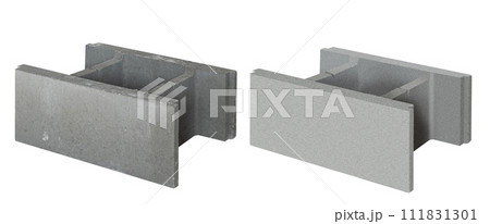 concrete formwork for the construction of the foundation. Architectural fasteners strengthening cement fencing isolated on white background concrete formwork for the construction of the foundation. Architectural fasteners strengthening cement fencing isolated on white background 111831301