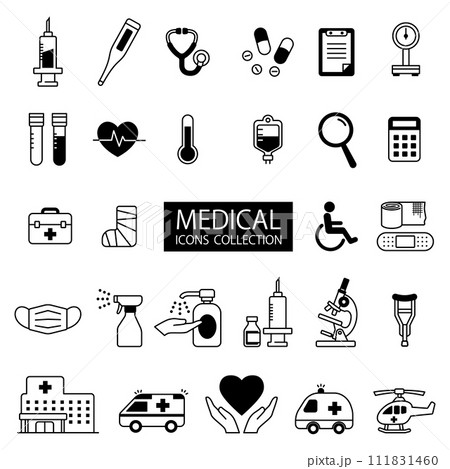メディカルアイコンセット 111831460