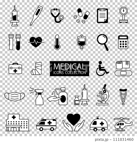 メディカルアイコンセット 111831460