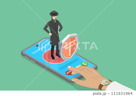 3D Isometric Flat Vector Illustration of Mobile Protecting Service 3D Isometric Flat Vector Illustration of Mobile Protecting Service 111831964