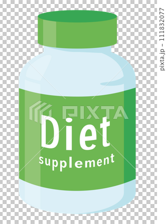 補充品_飲食_玻璃瓶 111832077