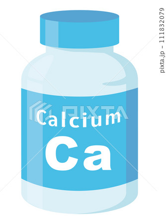 サプリメント_カルシウム_ガラス瓶 111832079