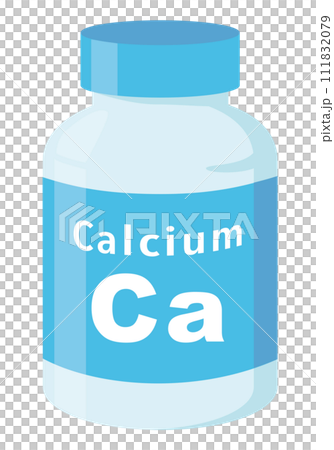 サプリメント_カルシウム_ガラス瓶 111832079