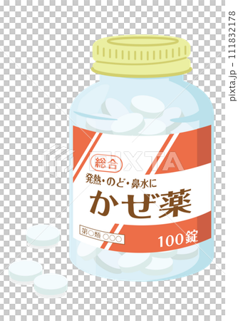 市販薬_風邪薬　総合かぜ薬　錠剤 111832178