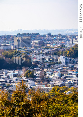 【宇治風景】大吉山展望台からの宇治市内の眺め 111834523