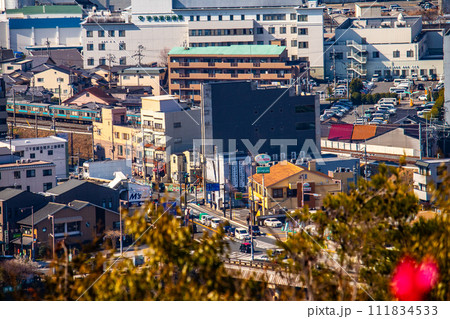 【宇治風景】大吉山展望台からの宇治市内の眺め 【宇治風景】大吉山展望台からの宇治市内の眺め 111834533