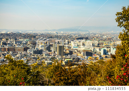 【宇治風景】大吉山展望台からの宇治市内の眺め 【宇治風景】大吉山展望台からの宇治市内の眺め 111834555