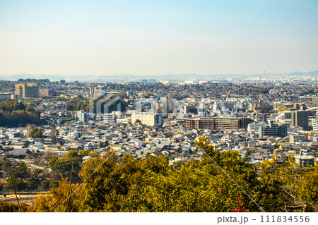 【宇治風景】大吉山展望台からの宇治市内の眺め 【宇治風景】大吉山展望台からの宇治市内の眺め 111834556