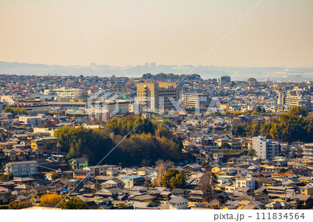 【宇治風景】大吉山展望台からの宇治市内の眺め 【宇治風景】大吉山展望台からの宇治市内の眺め 111834564