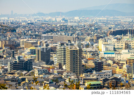 【宇治風景】大吉山展望台からの宇治市内の眺め 【宇治風景】大吉山展望台からの宇治市内の眺め 111834565