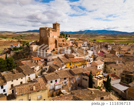 Aerial view of Cervera de la Canada 111836713